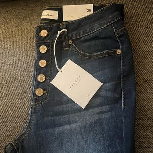 KanCan Exposed Button Fly Jeans